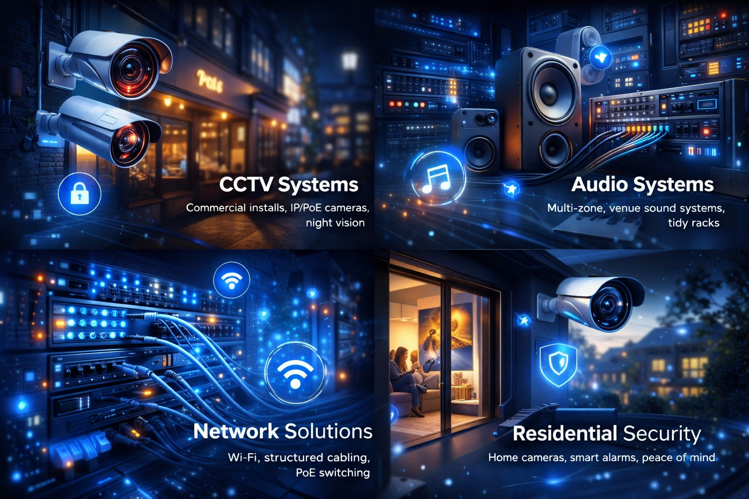 CCTV Audio Network services