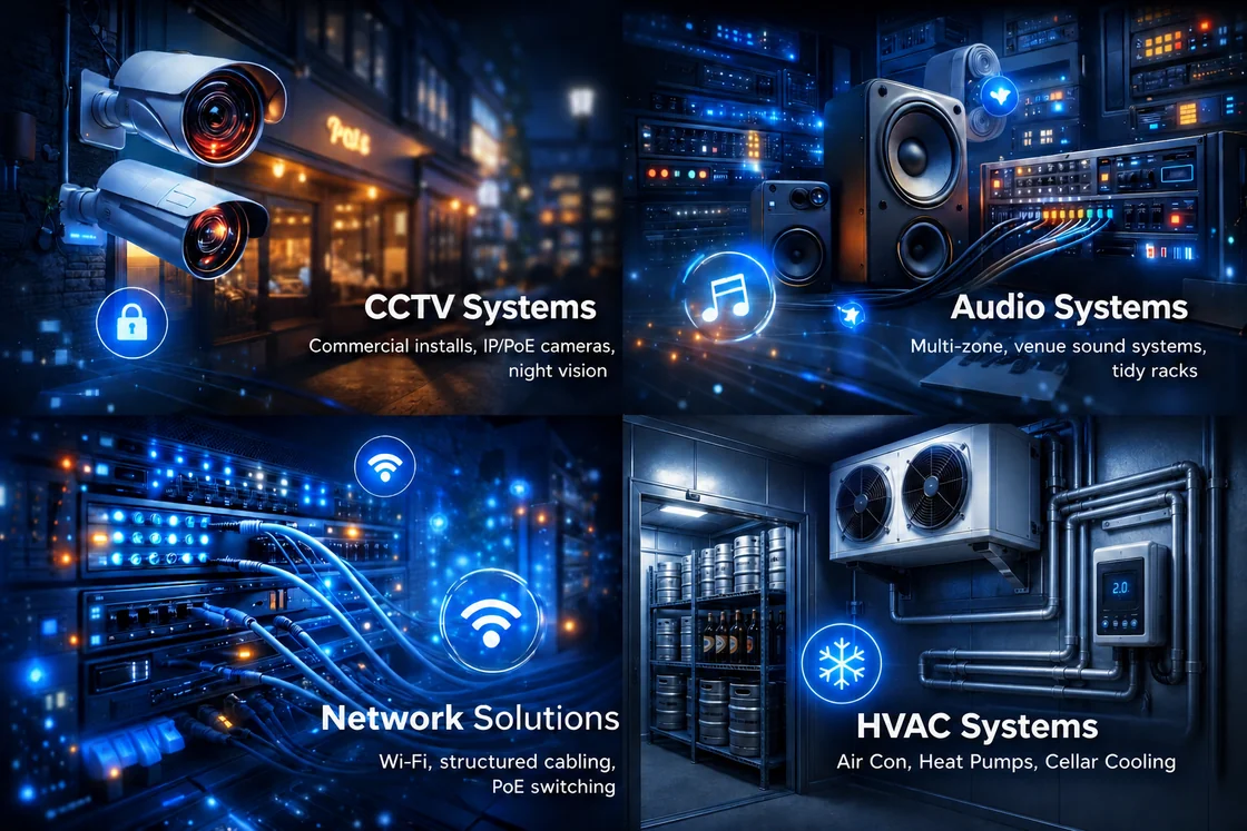NPN Systems CCTV, audio, network and HVAC services